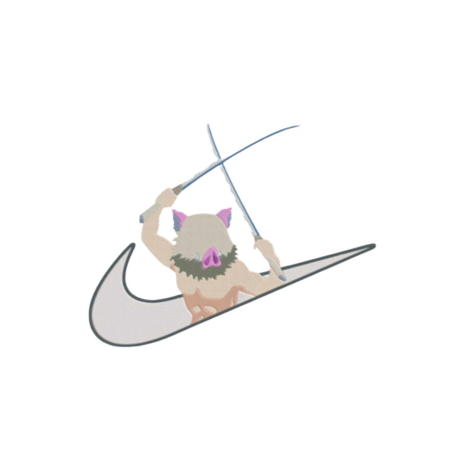 Inosuke Custom - Demon Slayer - Broderie Enfant
