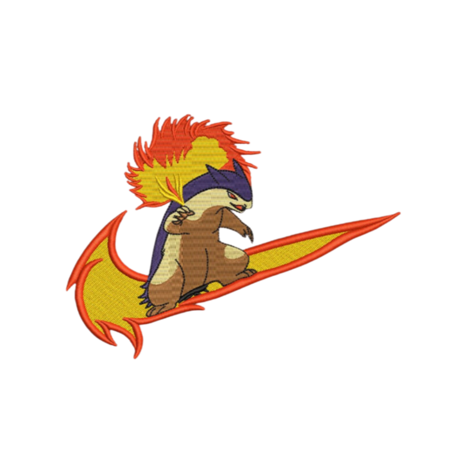 Typhlosion Custom - Pokémon - Broderie Enfant
