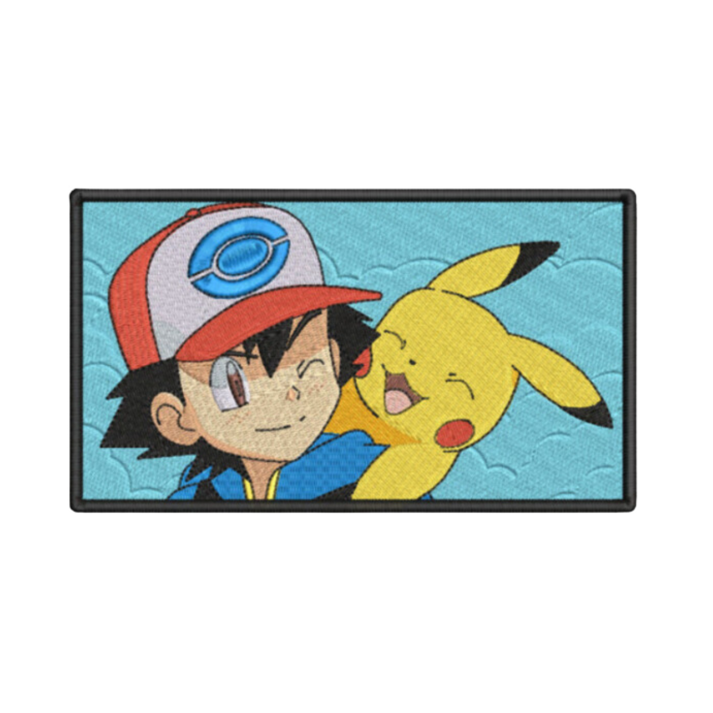Sasha et Pikachu Custom - Pokémon - Broderie Enfant