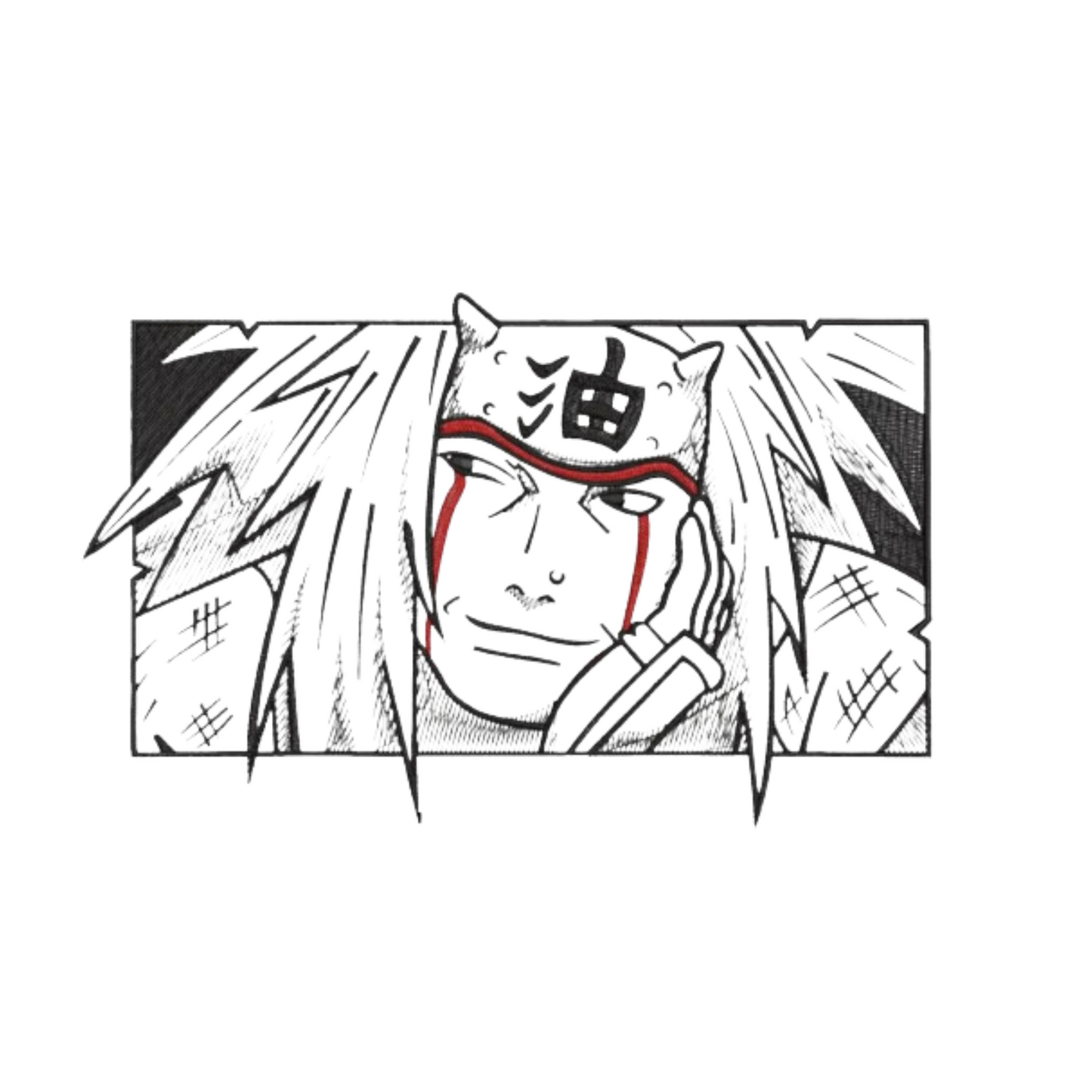 Jiraya Custom - Naruto - Broderie Enfant