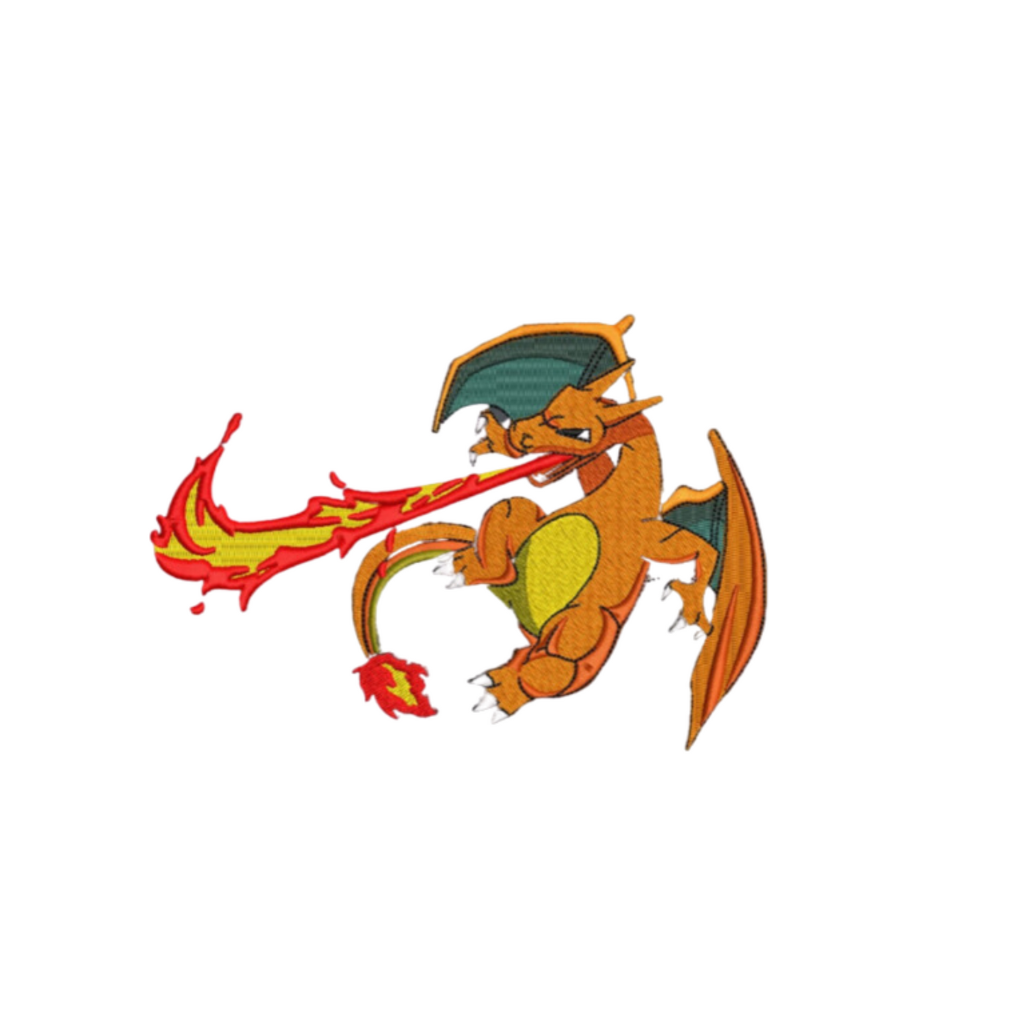 Dracaufeu Custom - Pokémon - Broderie Enfant