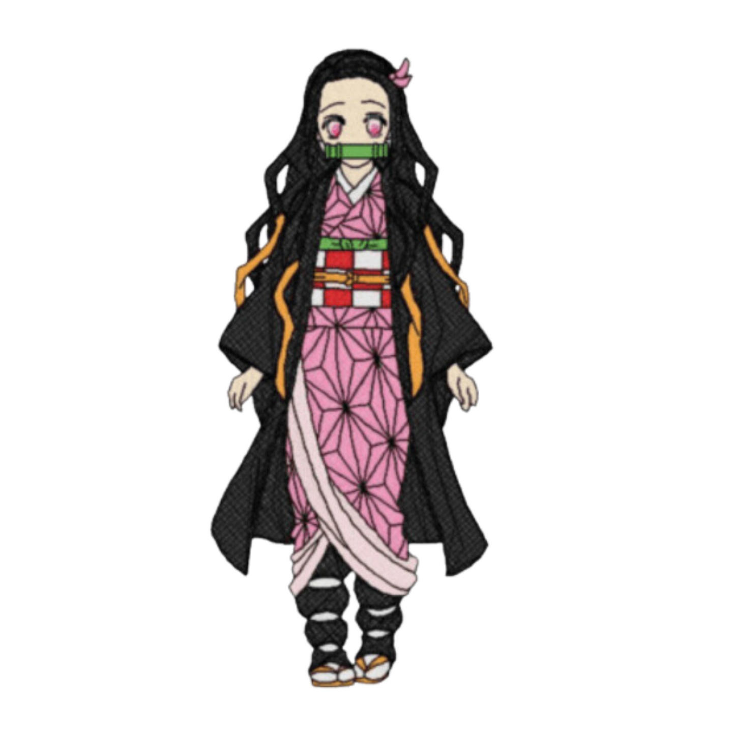 Nezuko Custom - Demon Slayer - Broderie Enfant