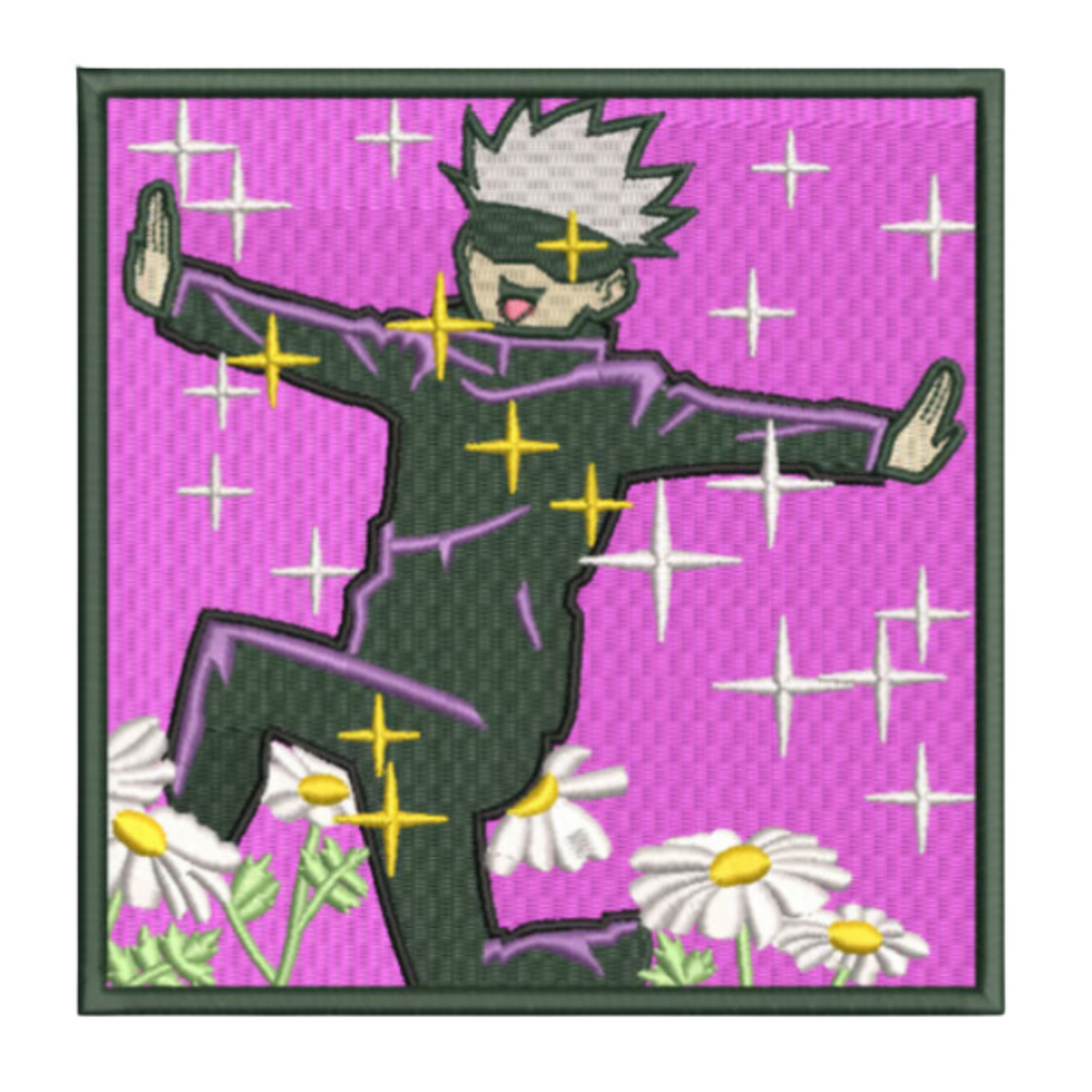 Gojo custom - Jujutsu Kaisen - Broderie Enfant