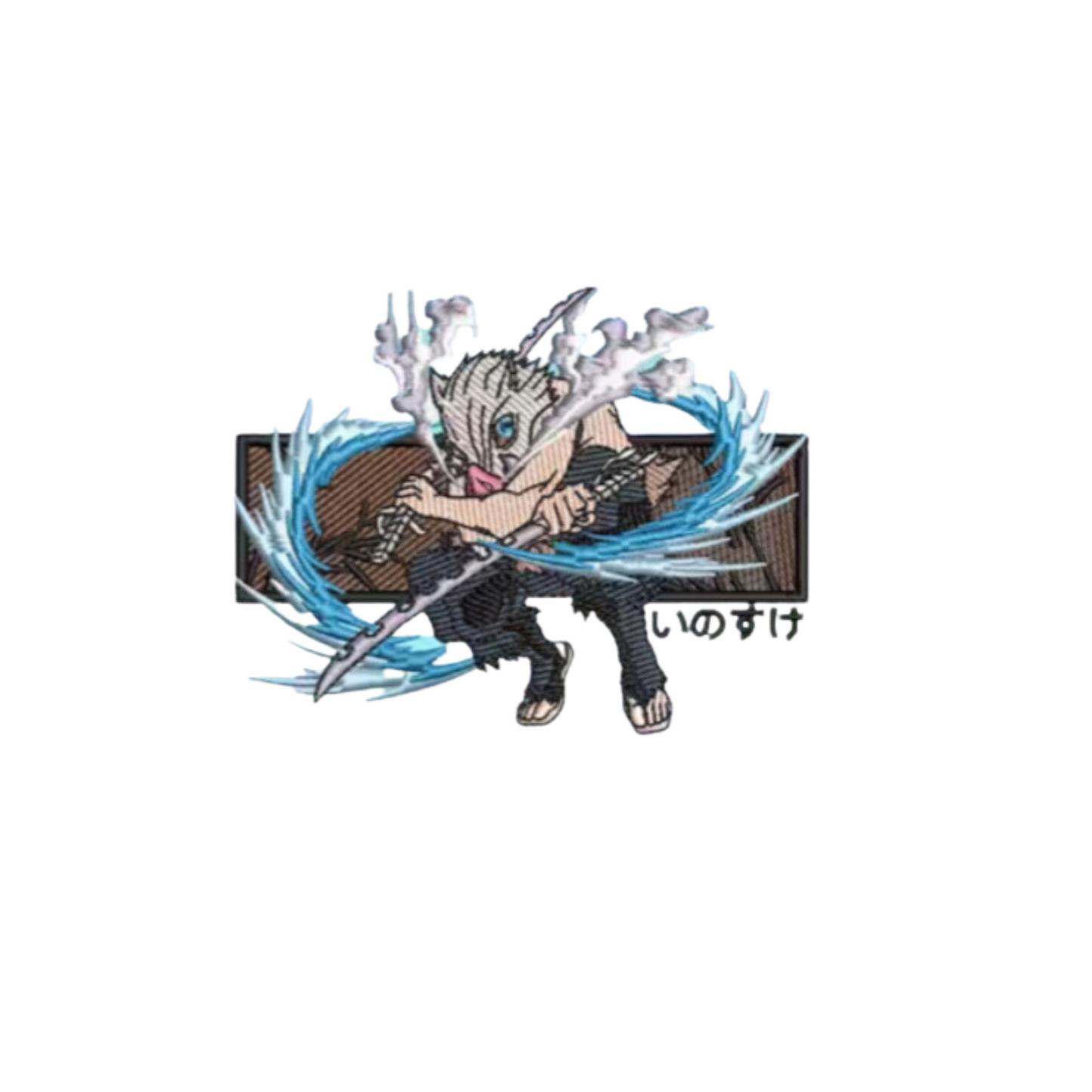 Inosuke Custom - Demon Slayer - Broderie Enfant