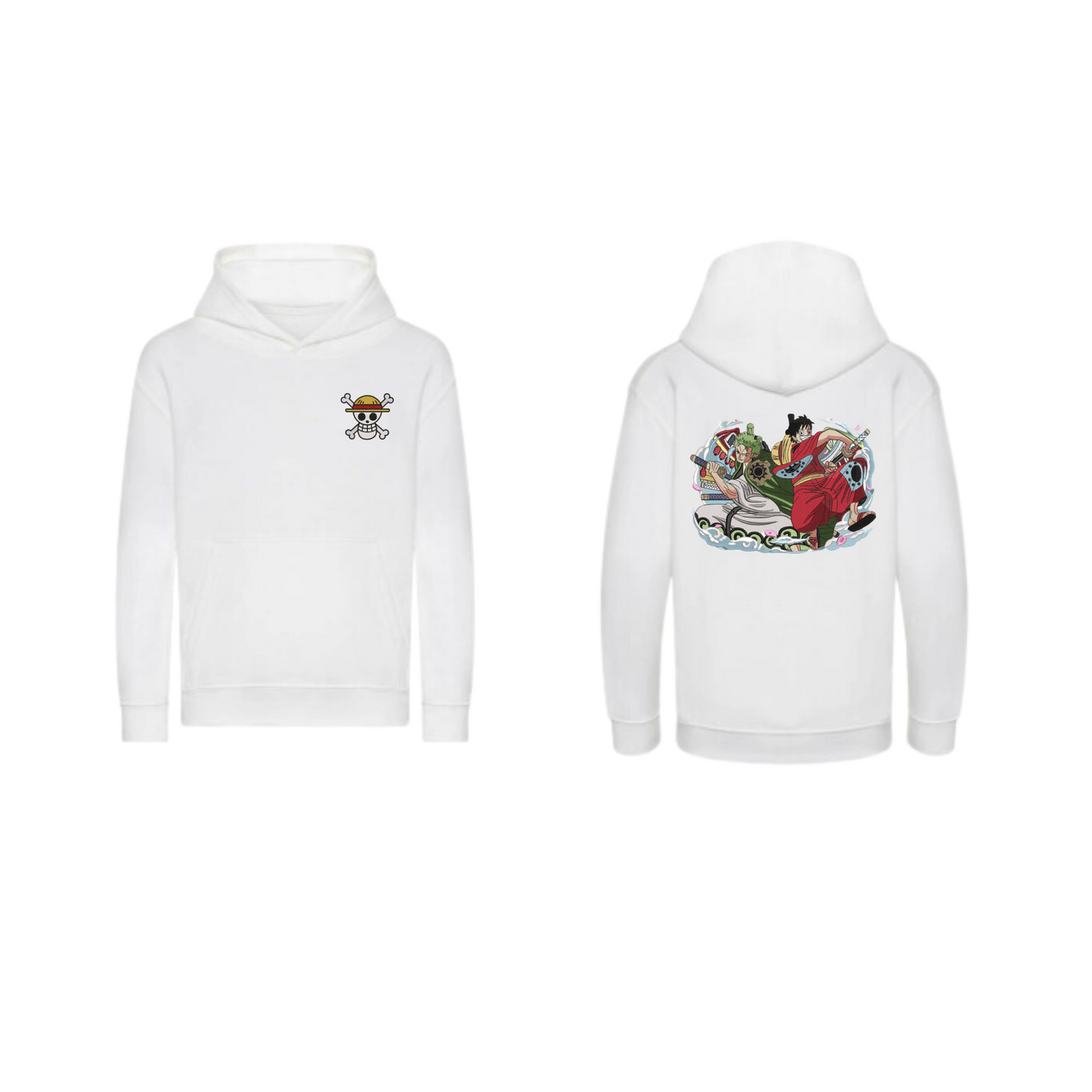 Luffy et Zoro Custom - One Piece - Double Broderie