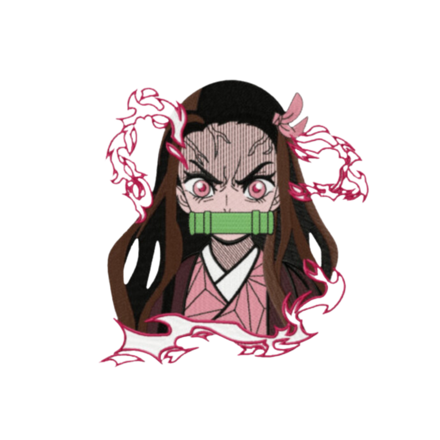 Nezuko Custom - Demon Slayer - Broderie Enfant