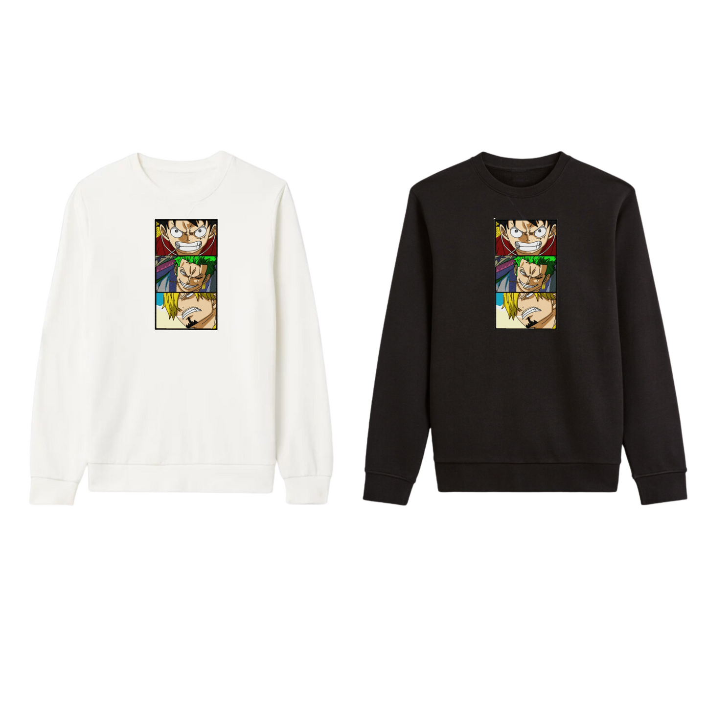 Luffy, Zoro et Sanji Custom - One Piece - Broderie