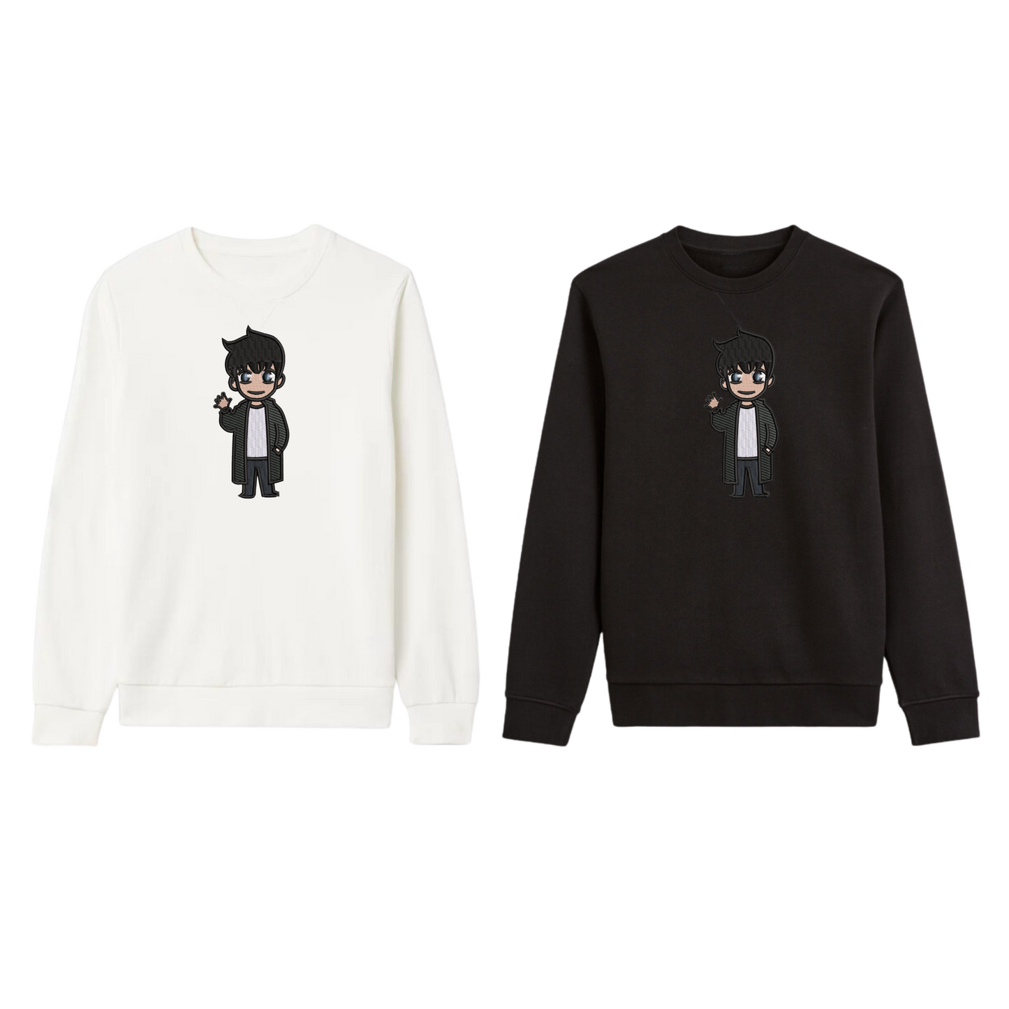 Jinwoo Chibi - Solo Leveling - Broderie