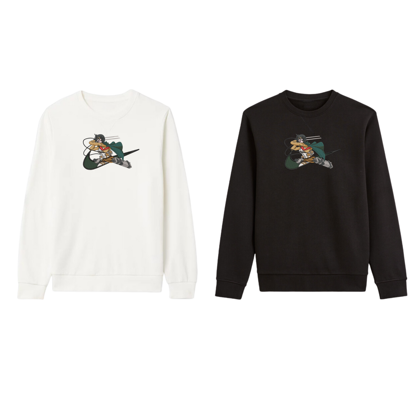 Mikasa Custom - Attaque des titans - Broderie