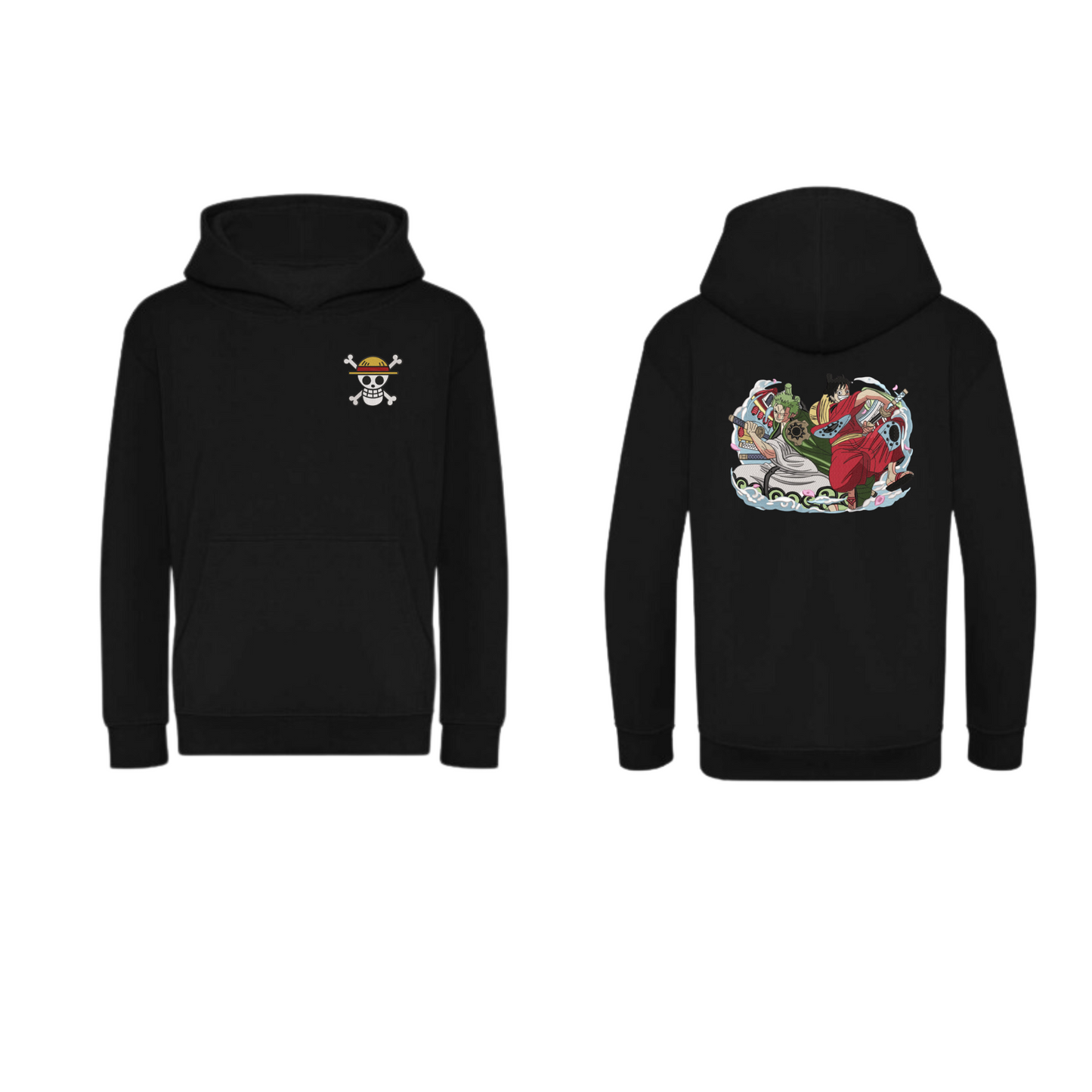 Luffy et Zoro Custom - One Piece - Double Broderie