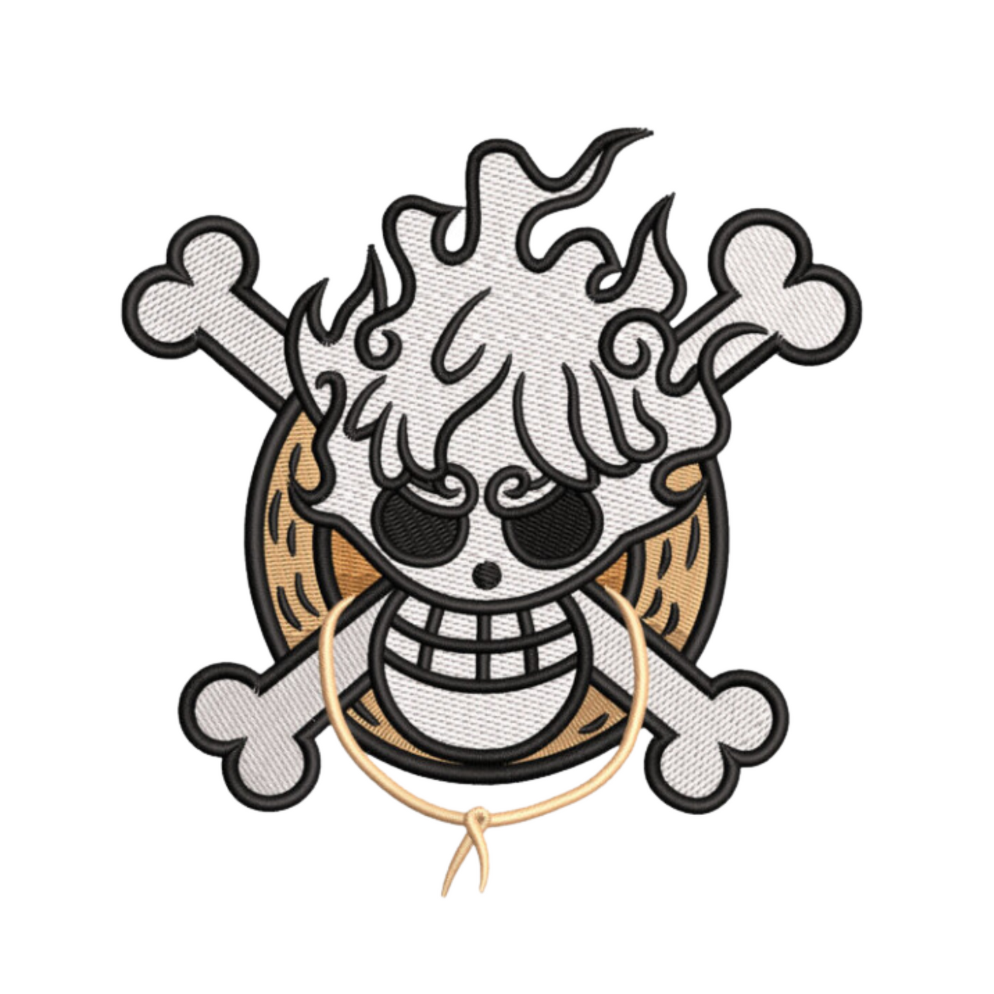 Luffy Gear 5 Custom - One Piece - Double Broderie