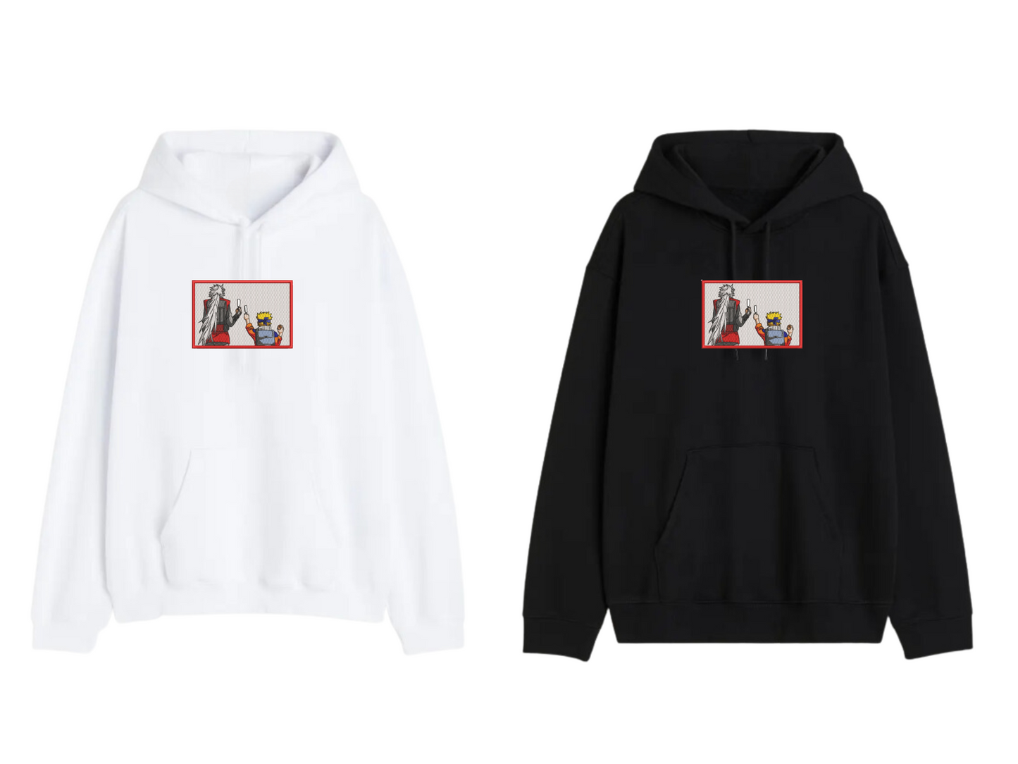 Jiraya et Naruto Custom - Naruto - Broderie