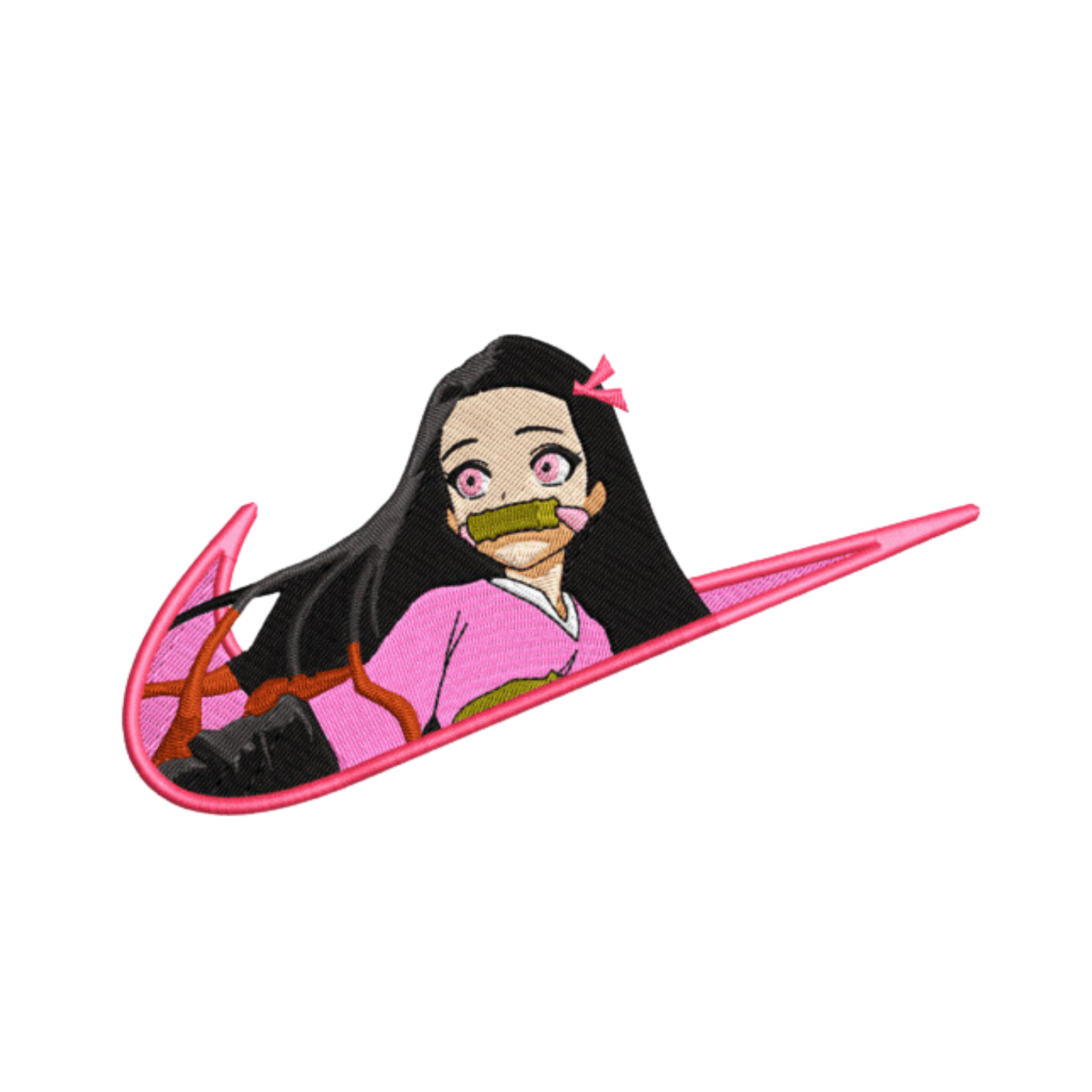 Nezuko custom - Demon Slayer - Broderie