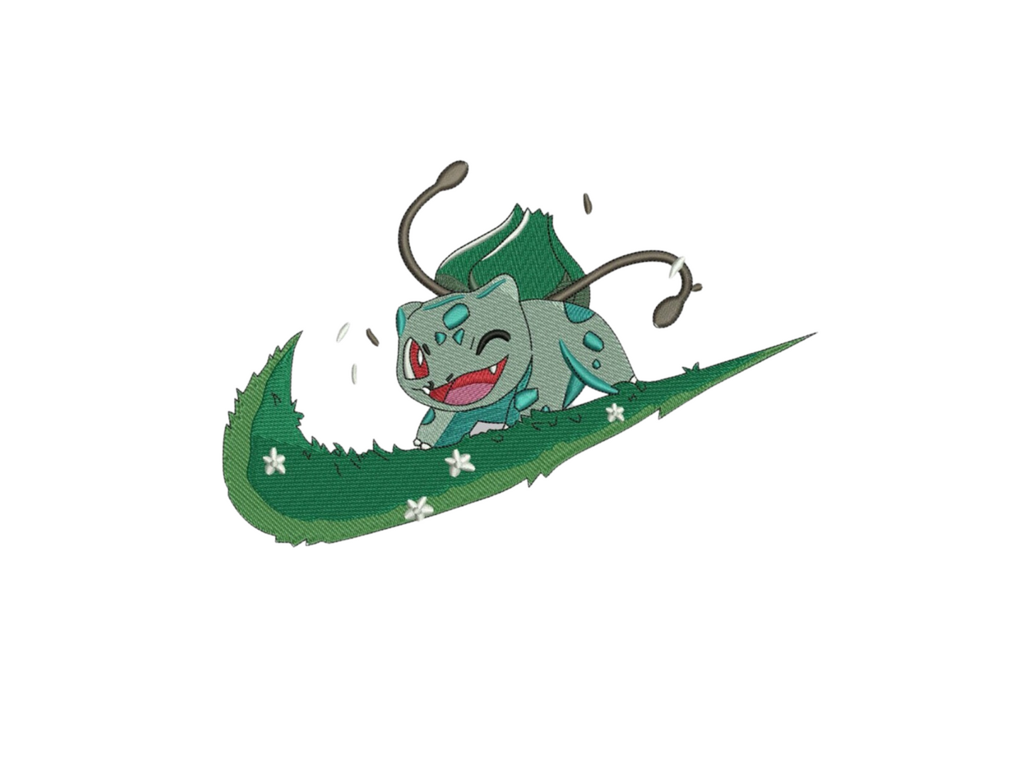 Bulbizare Custom - Pokémon - Broderie