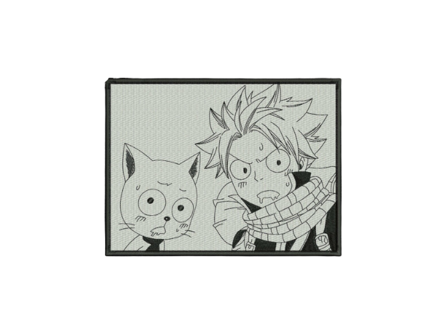 Natsu et Happy - Fairy Tail - Broderie