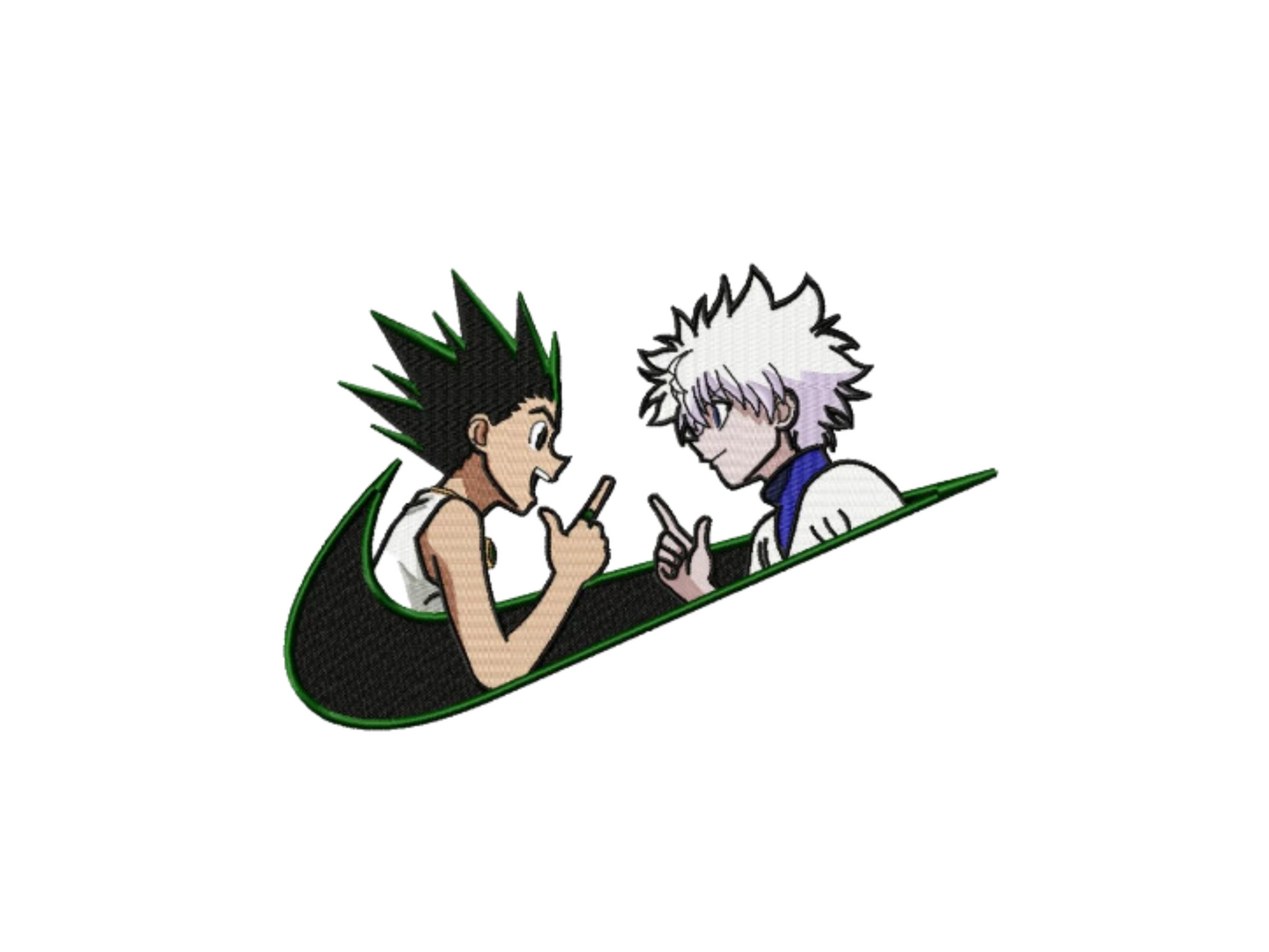 Gon et Kirua Custom - Hunter x Hunter - Broderie