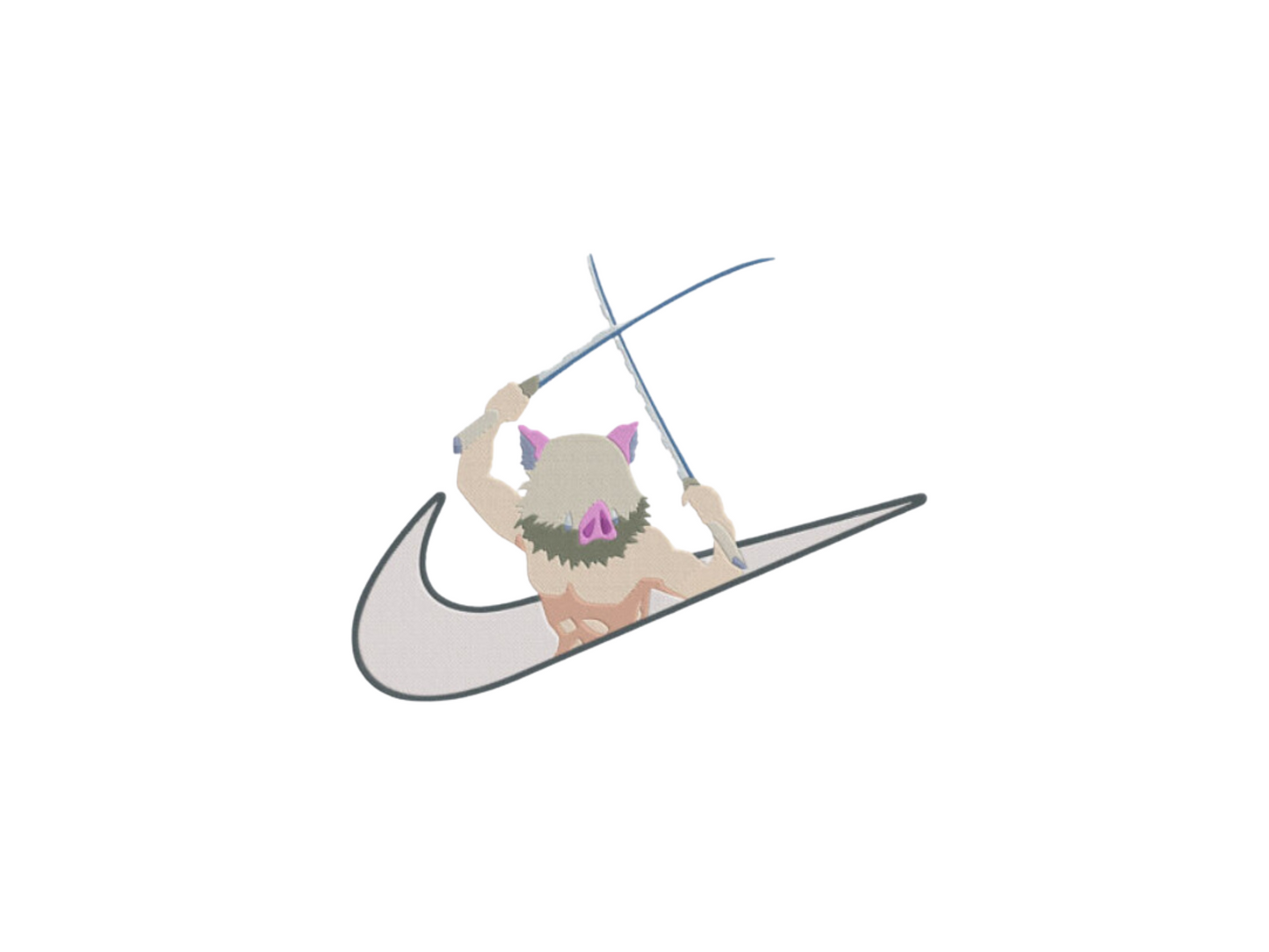 Inosuke Custom - Demon Slayer - Broderie
