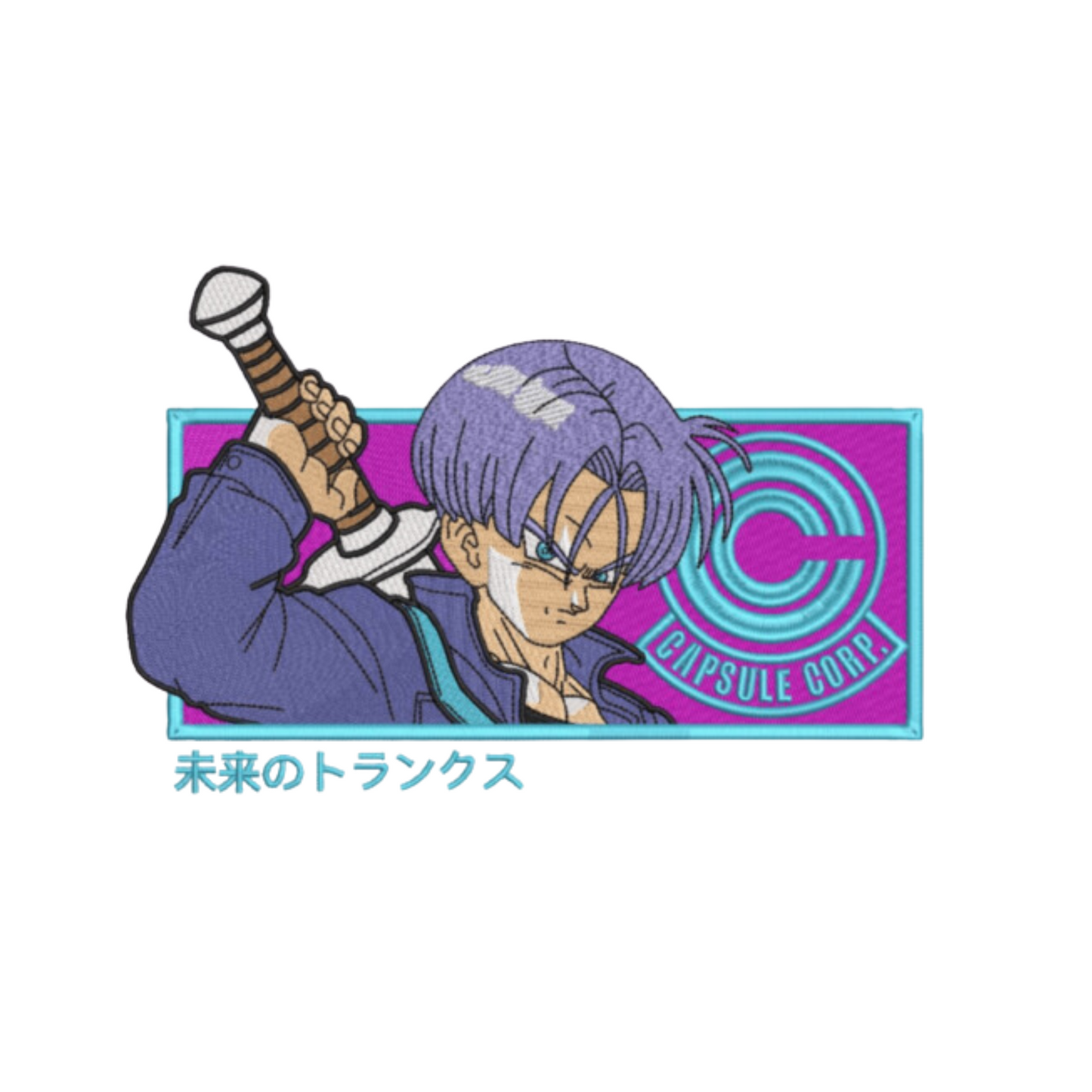 Trunks Capsule Corp. Custom - Dragon Ball - Broderie