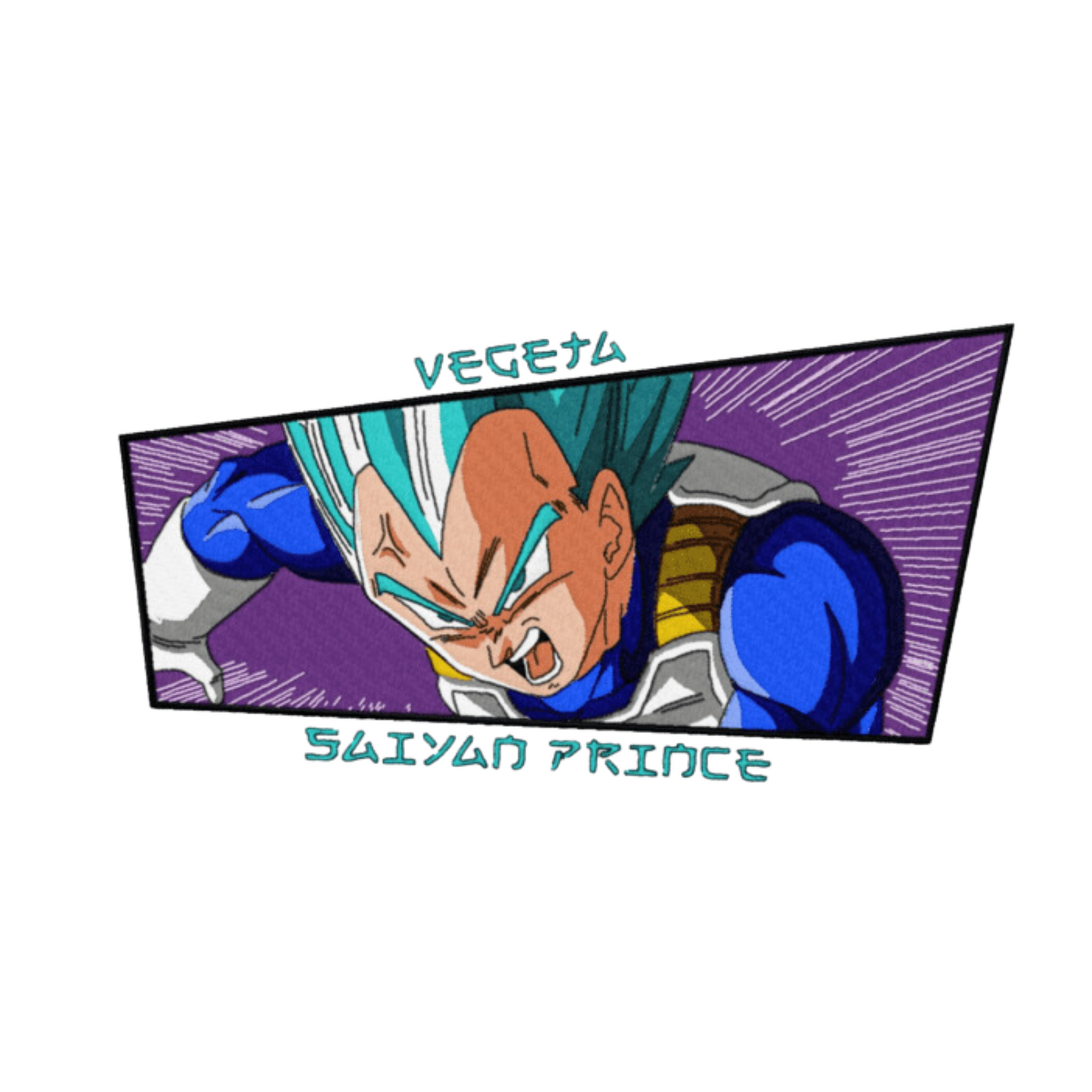 Vegeta Custom - Dragon Ball - Broderie