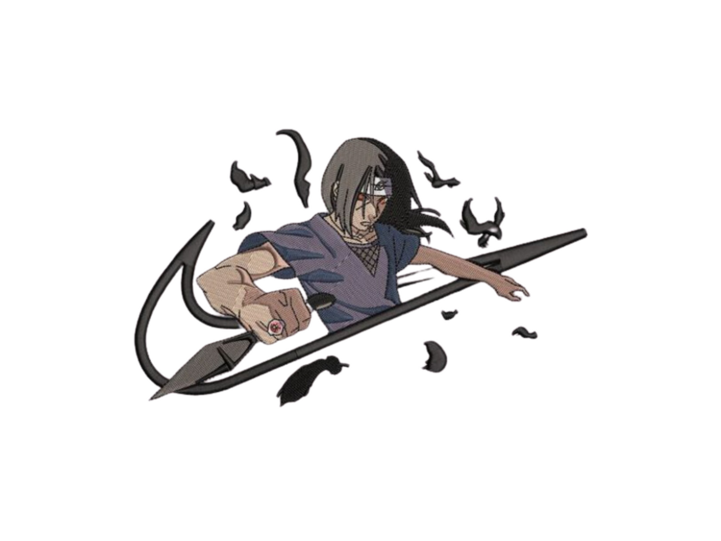 Itachi Custom - Naruto - Broderie