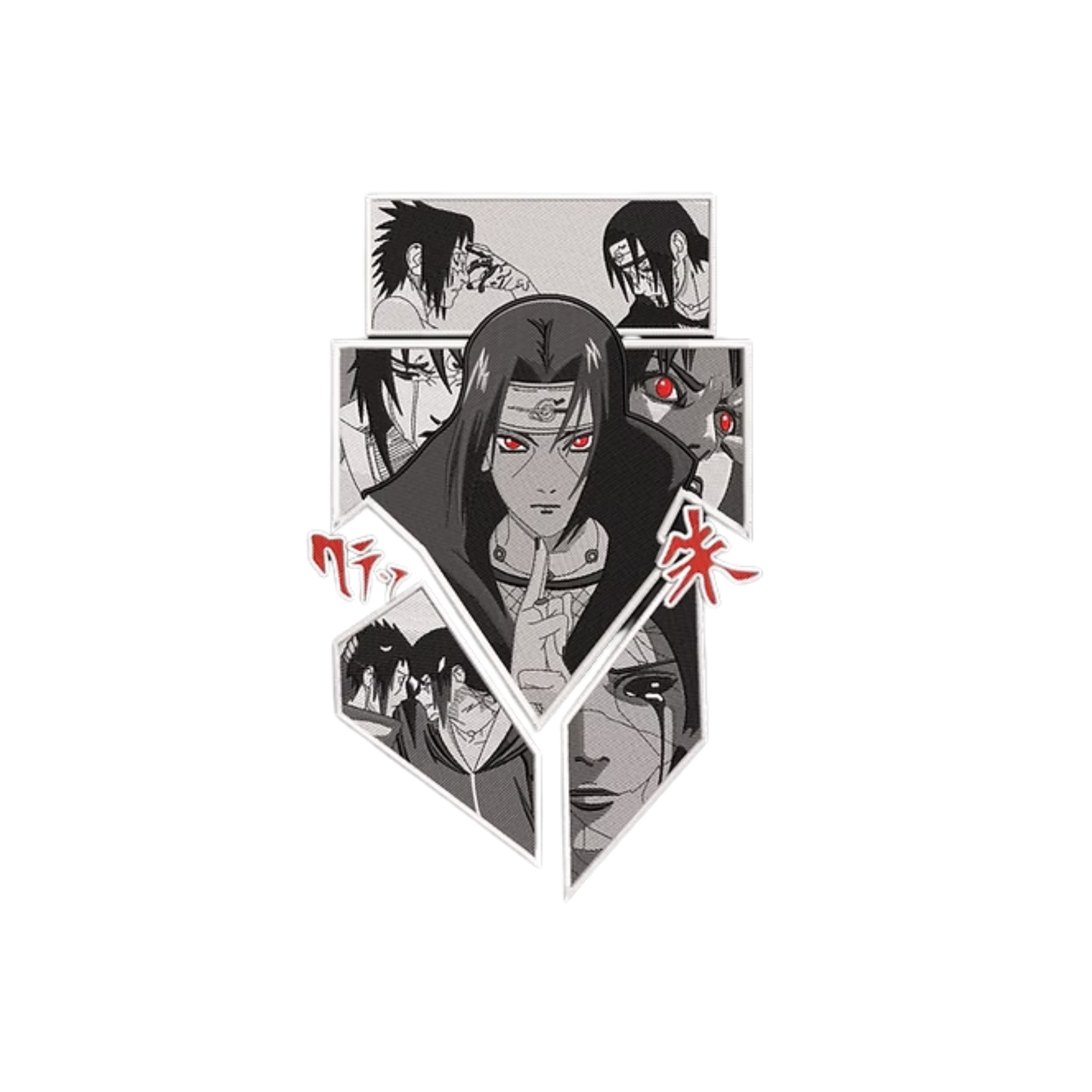 Itachi & Sasuke Custom - Naruto - Grande Broderie