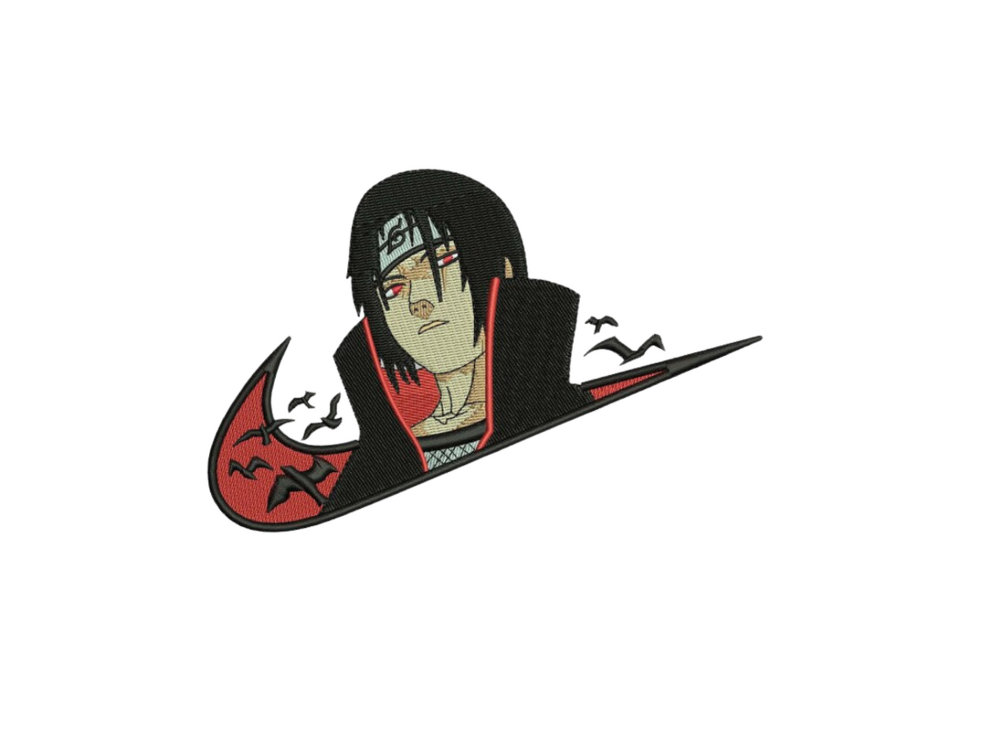 Itachi Custom - Naruto - Broderie