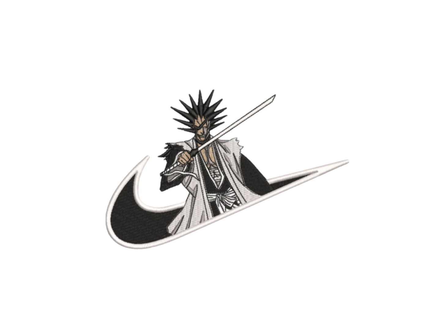 Kenpachi Zaraki Custom - Bleach - Broderie