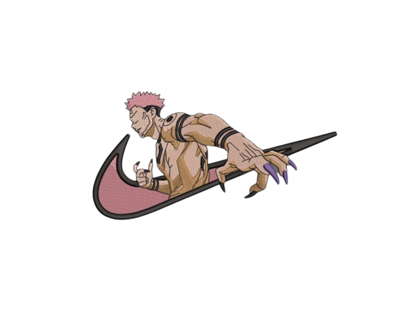 Yuji Itadori Custom - Jujutsu Kaisen - Broderie
