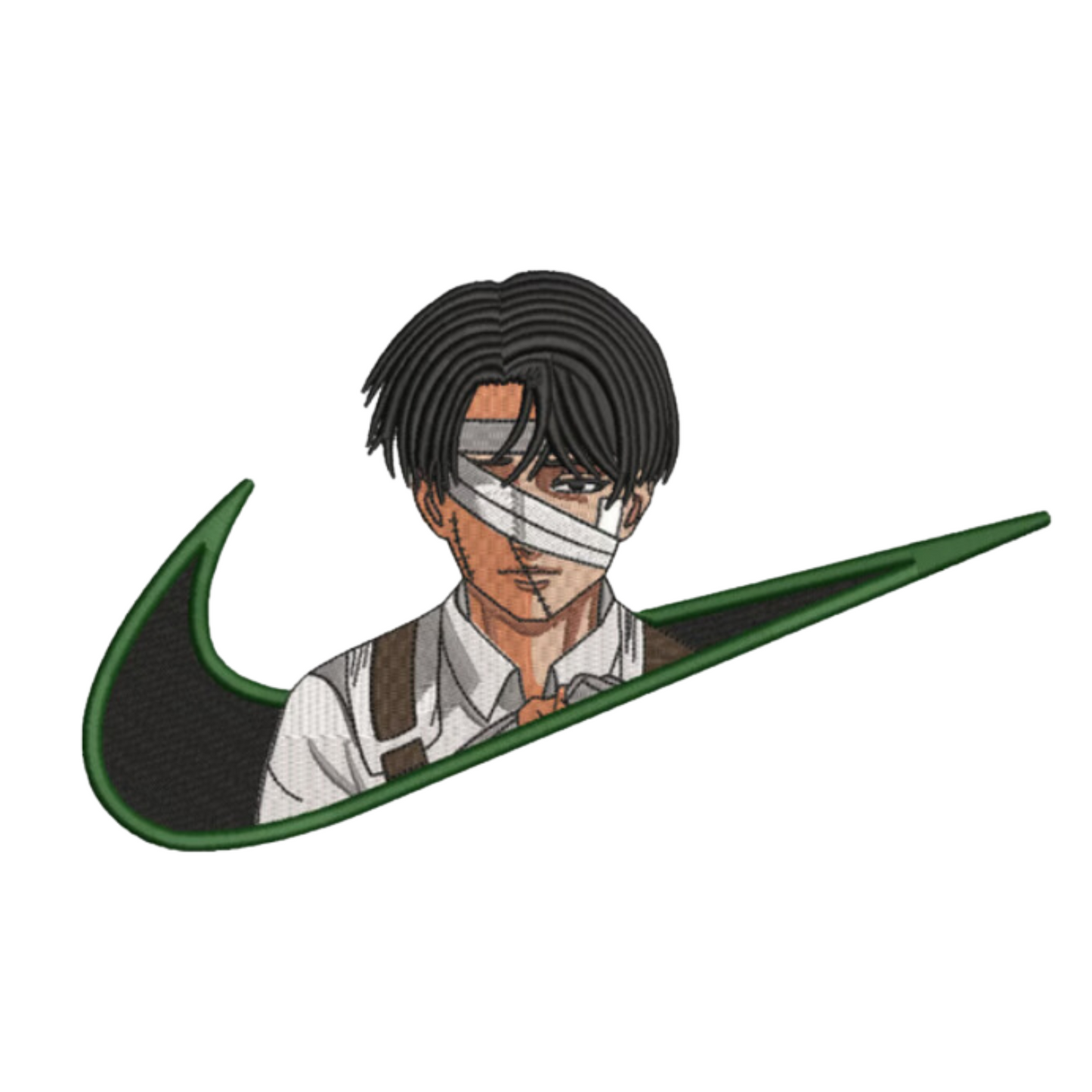 Livai Custom - Attaque des titans - Broderie