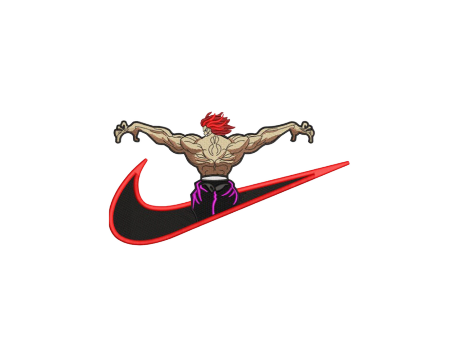 Yujiro Hanma Custom - Baki Hanma - Broderie