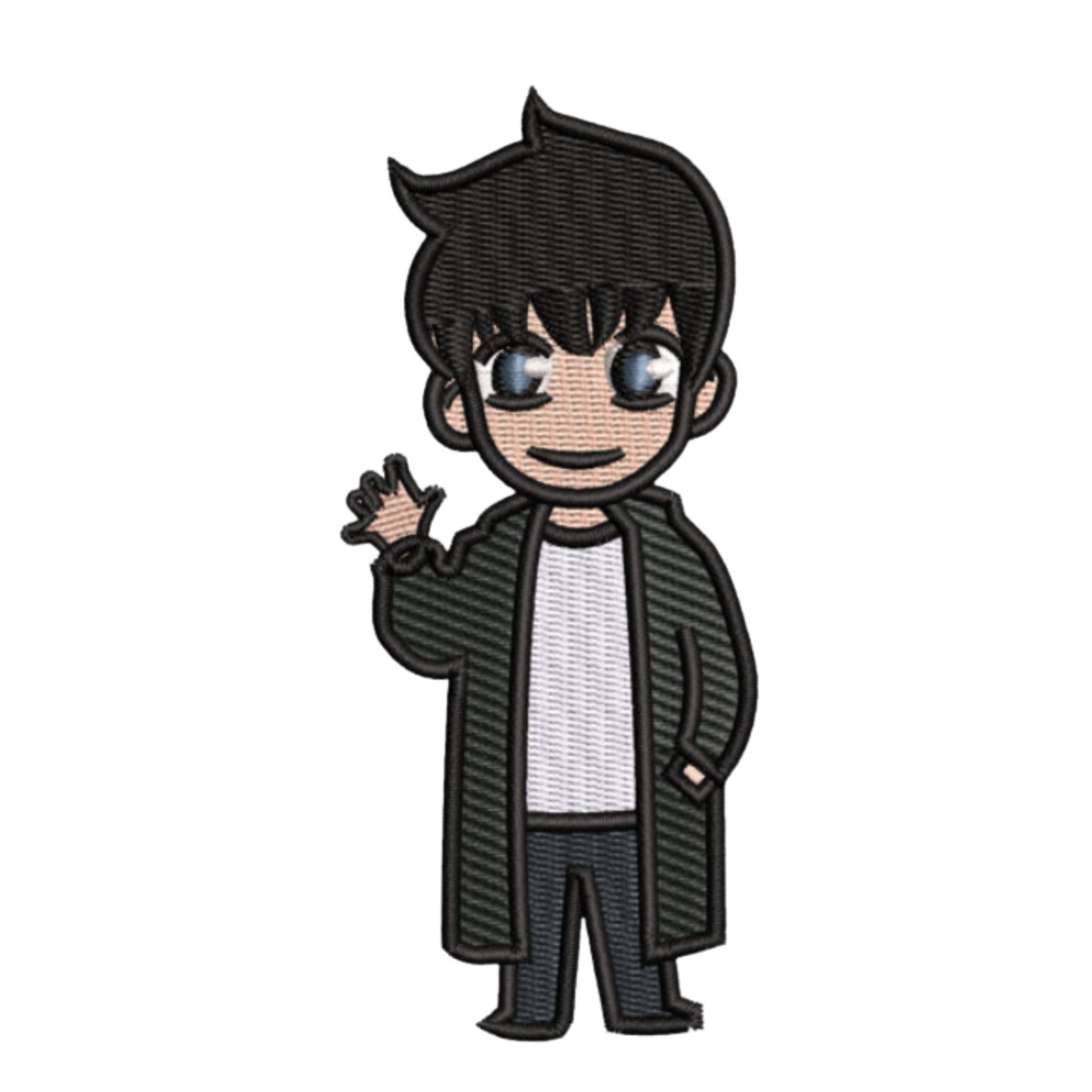 Jinwoo Chibi - Solo Leveling - Broderie