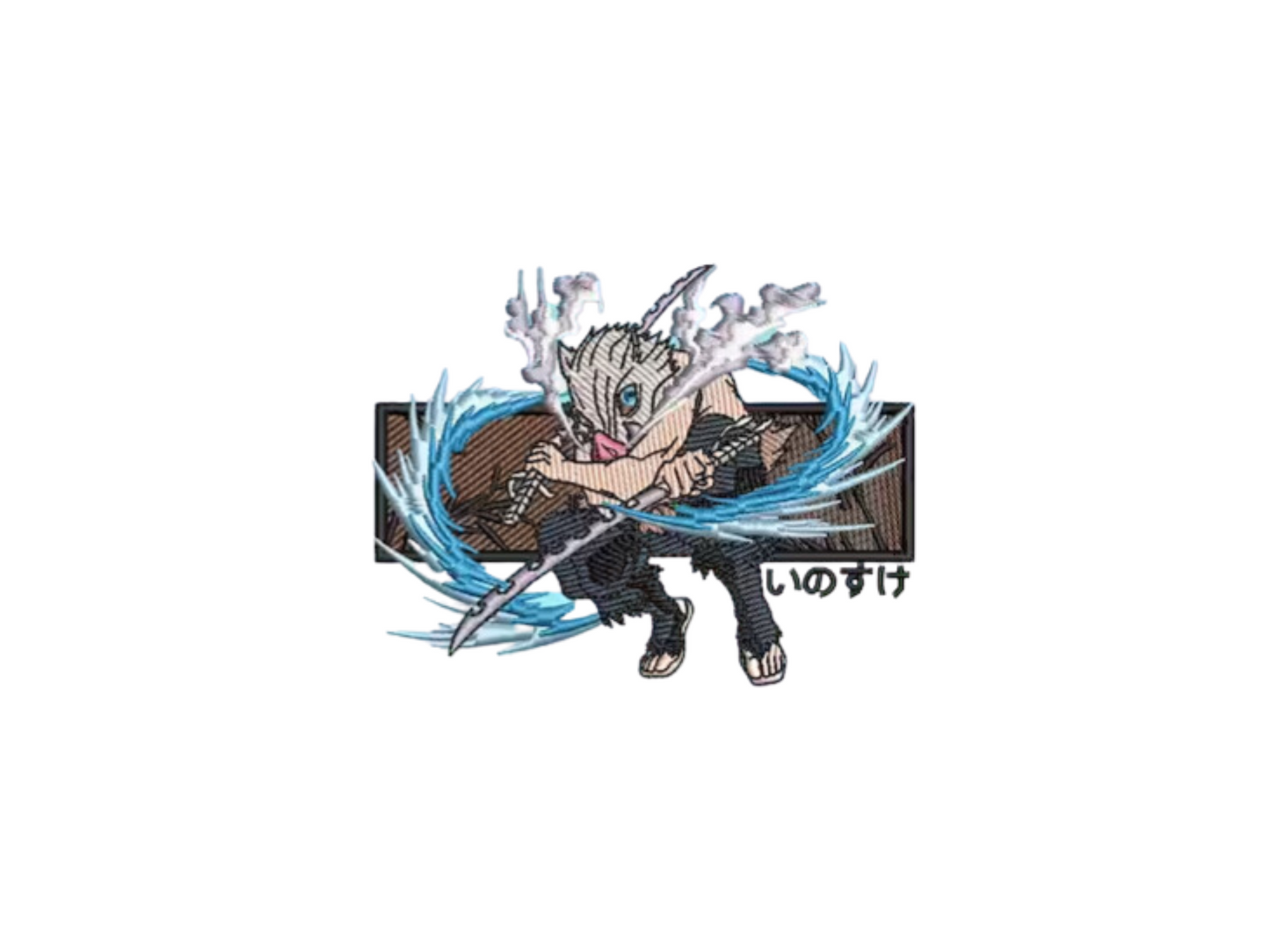 Inosuke Custom - Demon Slayer - Broderie