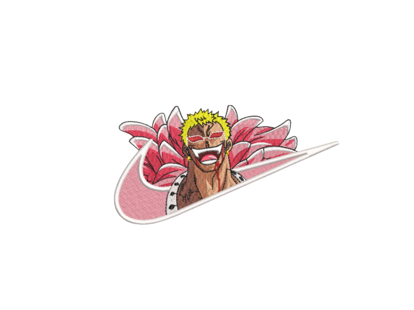 Doflamingo Custom - One Piece - Broderie