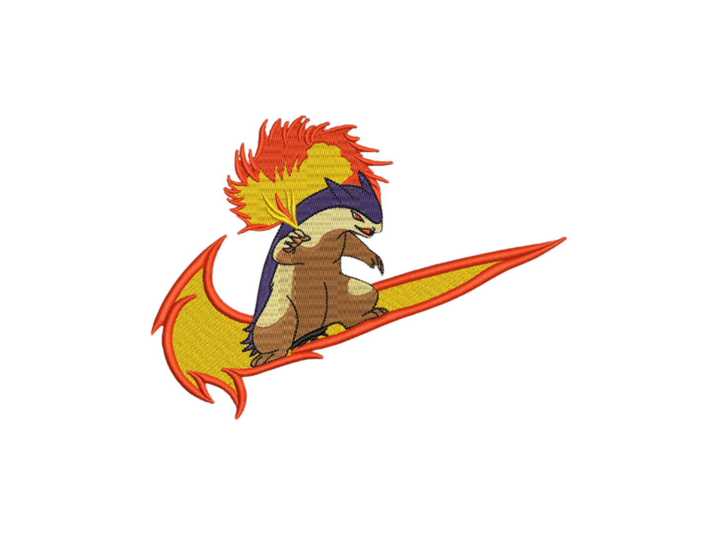 Typhlosion Custom - Pokémon - Broderie