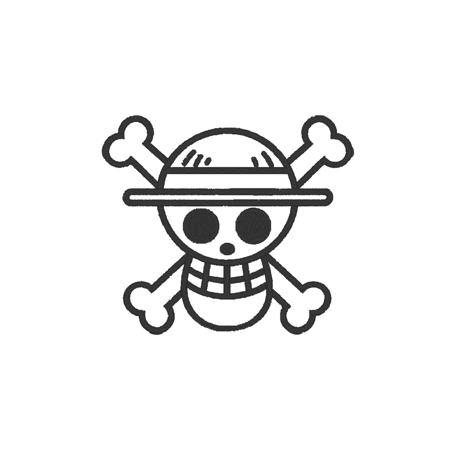Luffy Custom - One Piece - Broderie