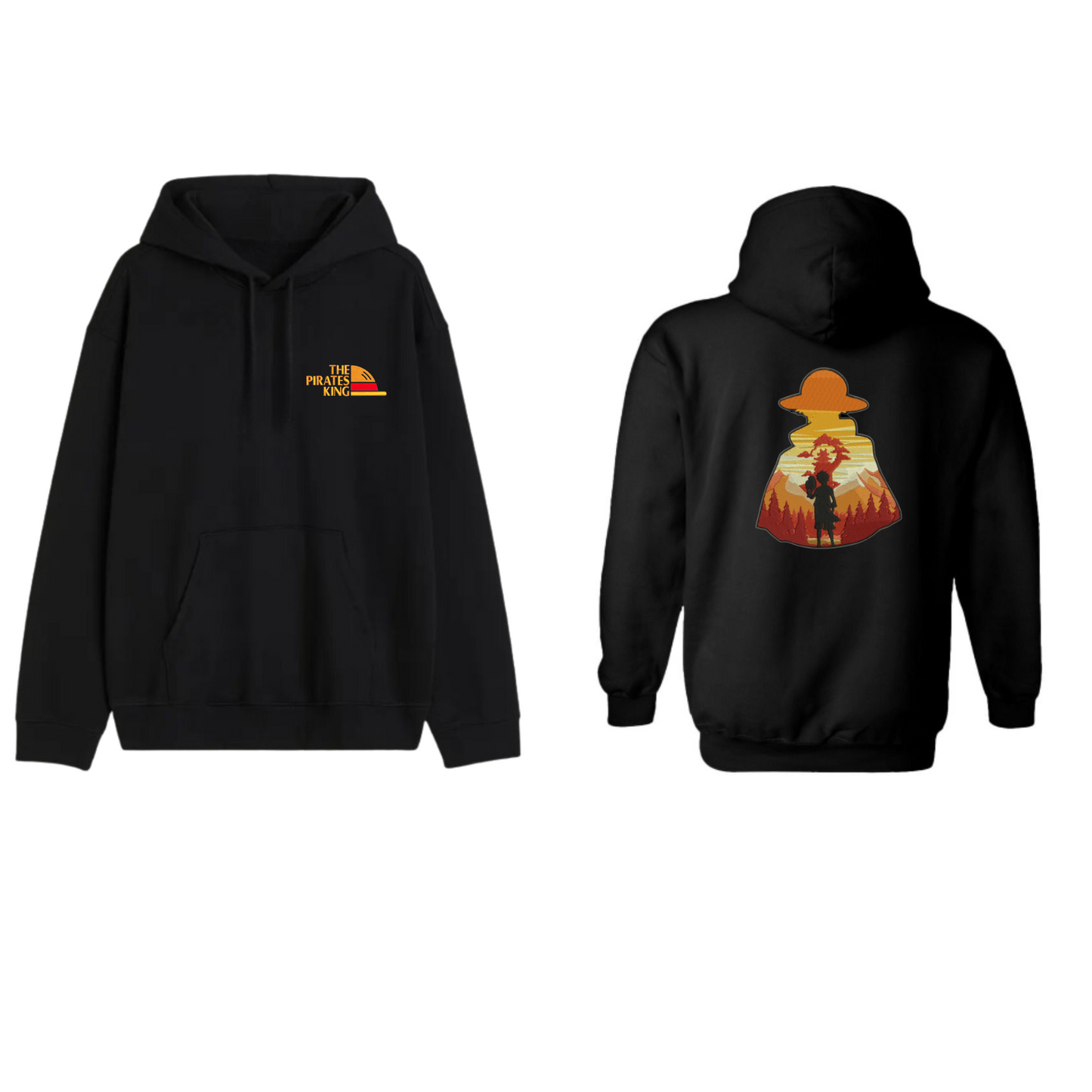 Luffy custom - One piece - Broderie