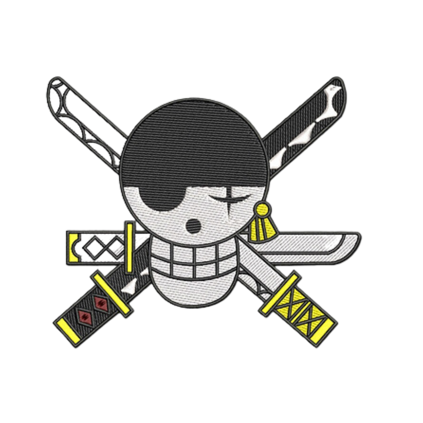 Roronoa Zoro Custom - One Piece - Double Broderie