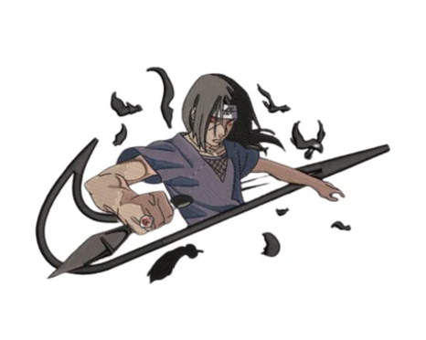 Itachi Custom - Sweat à capuche - XL - Noir
