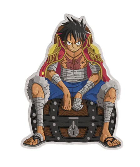Luffy Custom - Sweat à capuche - S - Gris anthracite