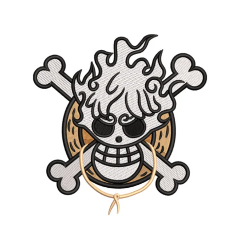 Luffy Custom - Sweat à capuche - S - Gris anthracite