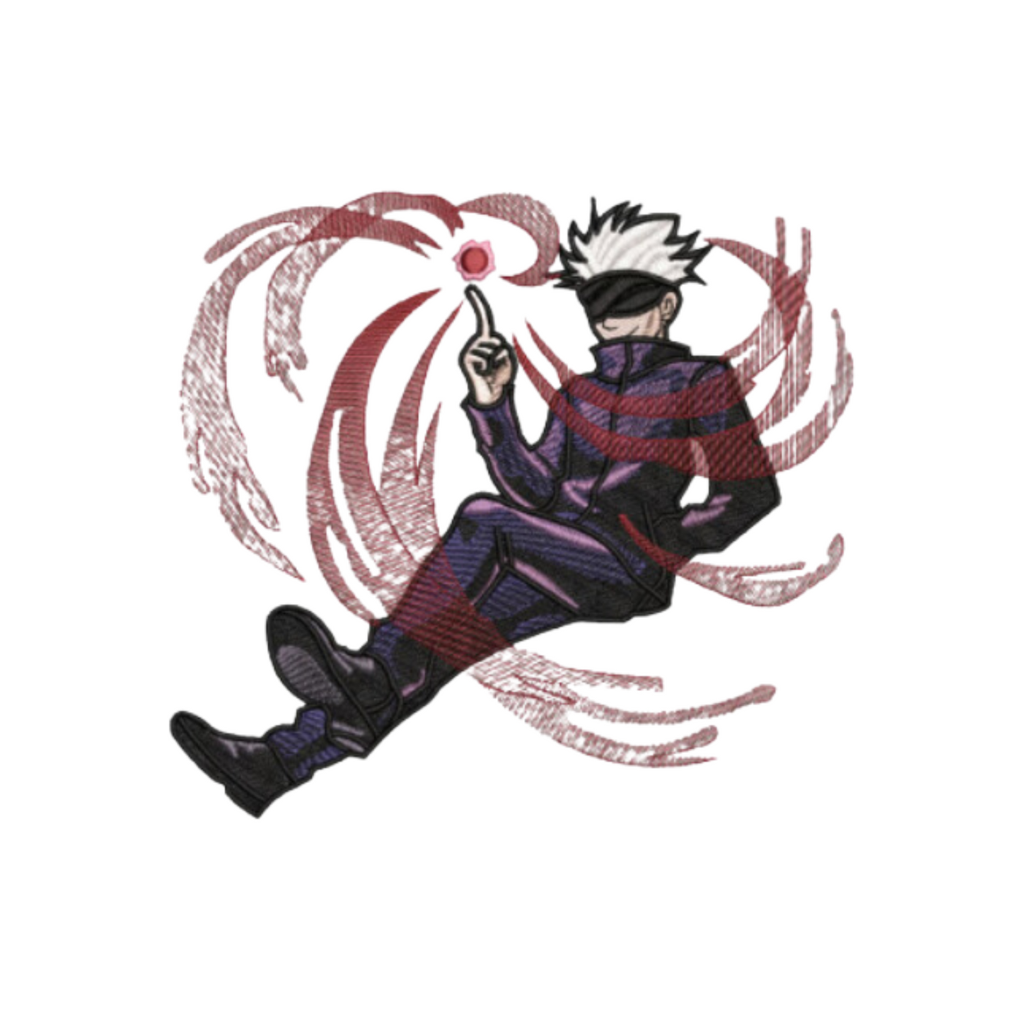 Gojo Custom - Jujutsu Kaisen - Broderie Enfant