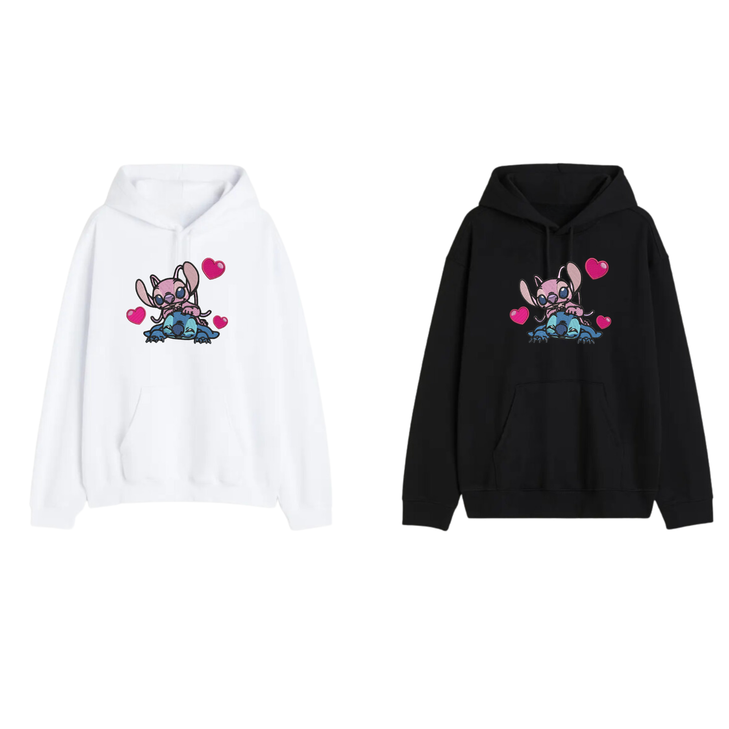 Stitch et Angel custom - Lilo et Stitch - Broderie