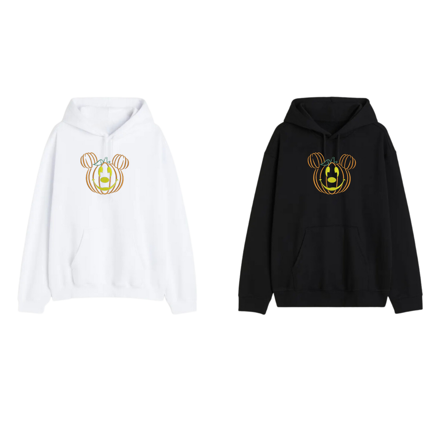 Halloween Mouse Custom - Citrouille - Broderie