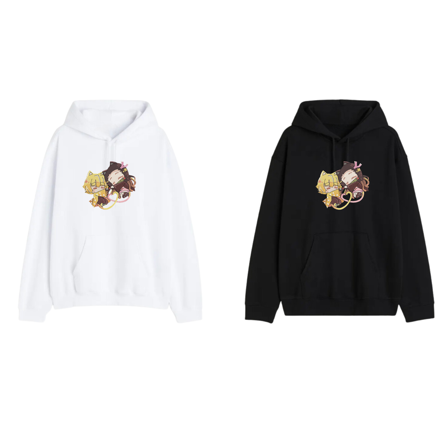 Zenitsu Agatsuma & Nezuko Custom - Demon Slayer - Broderie