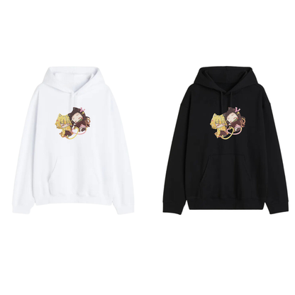 Zenitsu Agatsuma & Nezuko Custom - Demon Slayer - Broderie