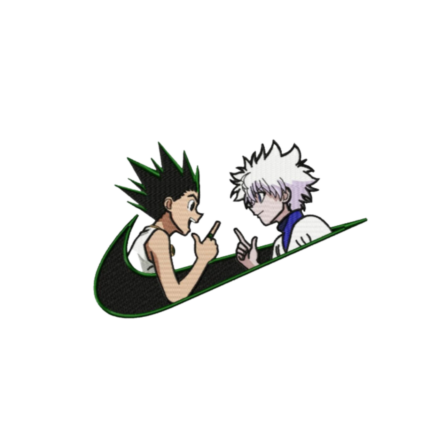 Gon et Kirua Custom - Hunter x Hunter - Broderie Enfant