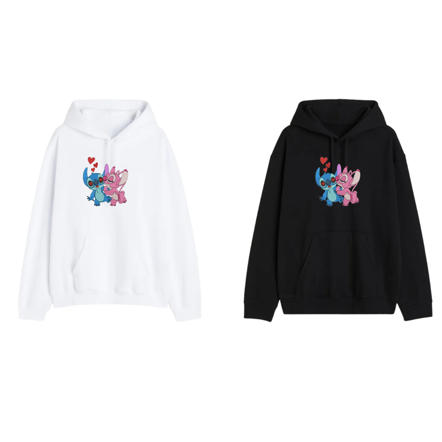 Stitch et Angel custom - Lilo et Stitch - Broderie