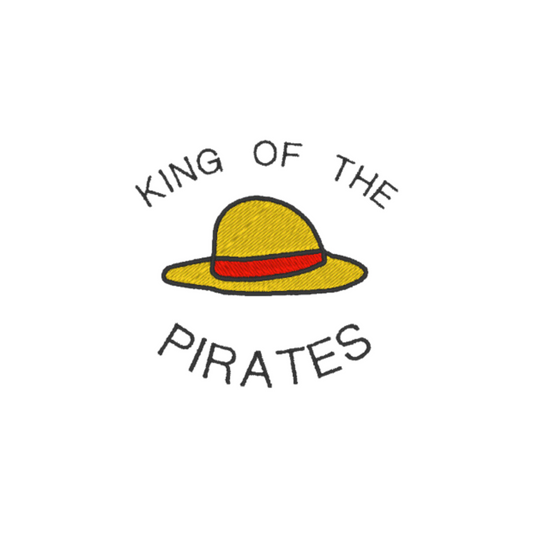 King of The Pirates - One Piece - Broderie Enfant