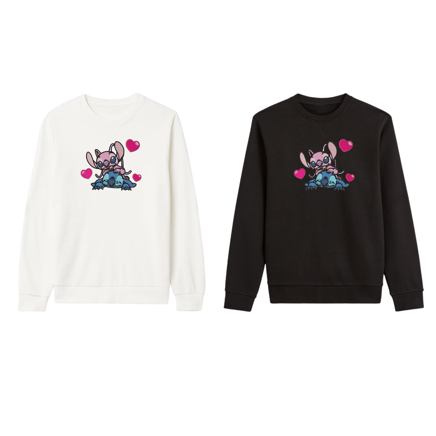 Stitch et Angel custom - Lilo et Stitch - Broderie