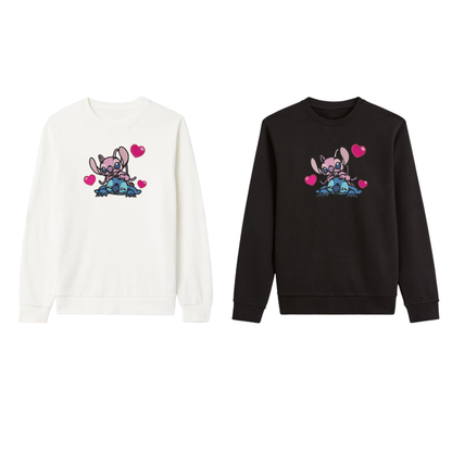 Stitch et Angel custom - Lilo et Stitch - Broderie